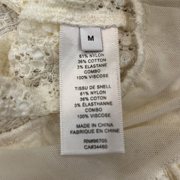 EUC soft yellow lace sweater from Rebecca Taylor - Picture 11 of 12